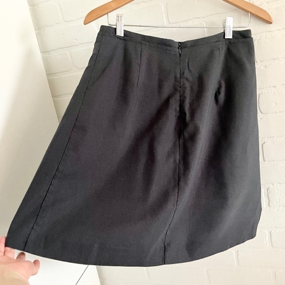 Anthropologie x Noa Noa Mini Skirt A-Line asymmetrical Academia Black S - Picture 6 of 11